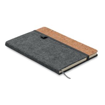 CORKBOOK DIN A5 Notizbuch RPET-Filz 