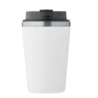 BLERM Doppelwandiger Becher 350 ml Weiß