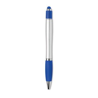 Druckkugelschreiber mit Stylus Königsblau