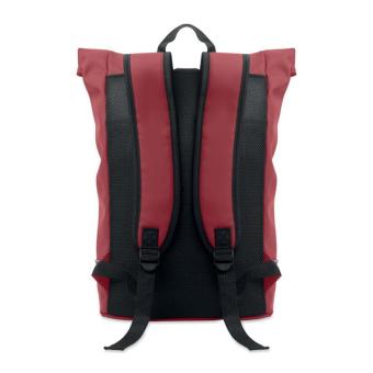 LAPTOSA 15" Rolltop-Laptop-Rucksack Bordeaux