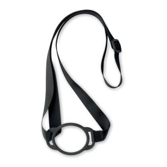 LANCUP Lanyard mit Getränkehalter Schwarz