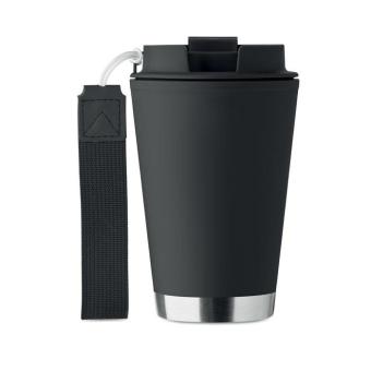 TOPIZ Doppelwandiger Becher 300 ml Schwarz