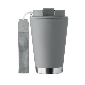 TOPIZ Doppelwandiger Becher 300 ml Steingrau