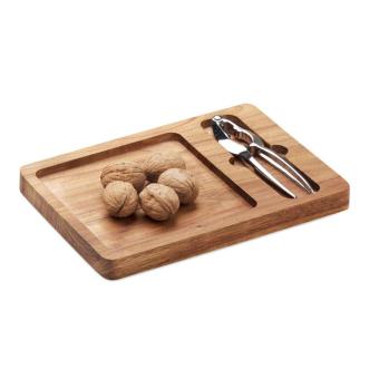 NUTPLATE Nussknacker-Set Holz