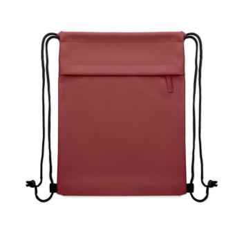 BANGKOK BAG Drawstring bag in 600D RPET Burgundy