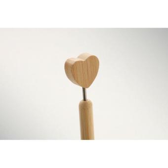 CORAPEN Kugelschreiber Bambus Herz Holz
