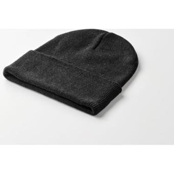 BEANIX Beanie mit Bündchen Schwarz