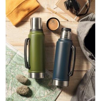 NYIMA Doppelwandige Flasche 1L Dunkelgrün