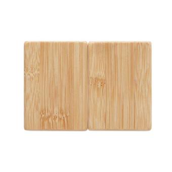 BOTH Bamboo salt & pepper set Timber