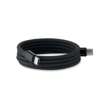 BRAID Magnetisches Kabel RPET Schwarz