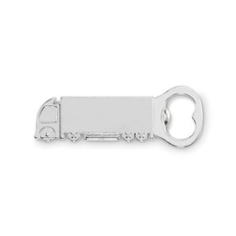 MYTRUCK Truck shape bottle opener Flat silver