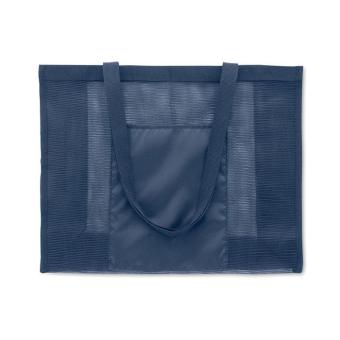 LIMP RPET mesh shopping bag Aztec blue