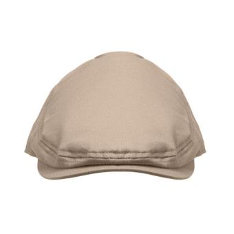 FLAT PEAK Newsboy-Kappe 235 g/m² Beige