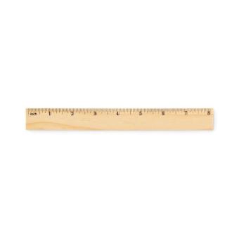 RULER20 Wooden ruler 20cm Timber