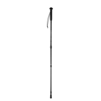 NOLE ONE Teleskop-Wanderstock Schwarz