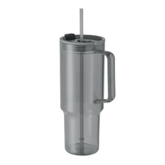 MUGORA RPET tumbler 1200ml Transparent grey