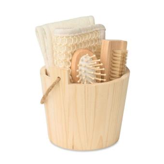 SELFCARE Bade-Set Holz