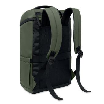 BOULDER 15" PU Laptop-Rucksack Dunkelgrün