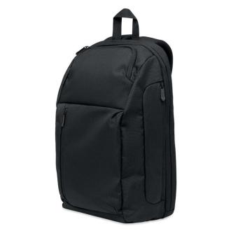 DOHA 15" RPET Laptop-Rucksack 15L Schwarz