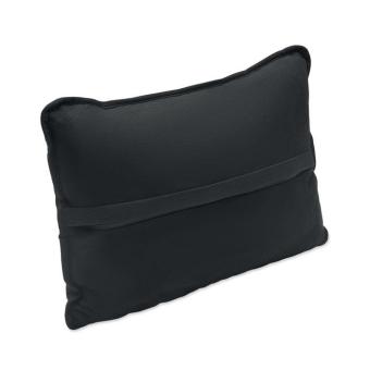 SUICUSH Suede fabric cushion Black