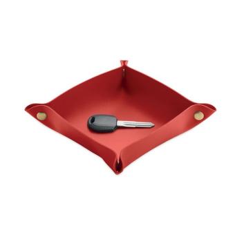 KEYSPOT Foldable PU key tray Burgundy