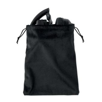 ECHO Foldable headphones in pouch Black