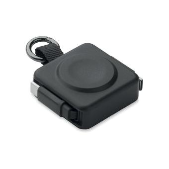 SKILFUL Einziehbares 100W-Typ-C-Kabel Schwarz