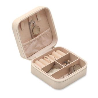 JULBOX PU Travel jewellery box Fawn