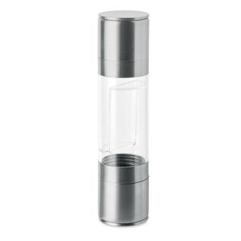 MOLIN 2-in-1 salt and pepper mill Silver