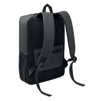 NOVIX 15" Hartschalen-RPET-Rucksack Schwarz