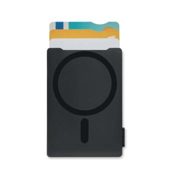 MACARD Magnetic cardholder & stand Black