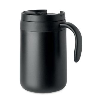 CAFETITO Doppelwandiger Becher & Filter Schwarz