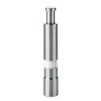 PRESSY Salt and pepper crusher Flat silver
