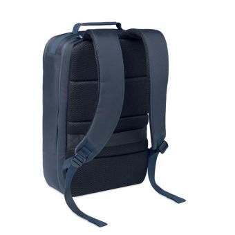 BOSTON 15" Laptop-Jacquard-Rucksack Blau