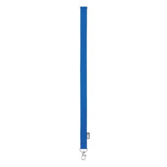 LANY RPET Lanyard in RPET 20 mm Bright royal