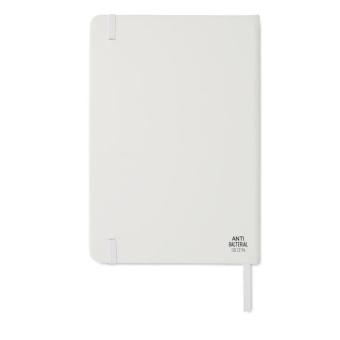 ARCO CLEAN A5 antibacterial notebook White