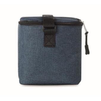 CUBA 600D RPET Cooler bag for cans Aztec blue