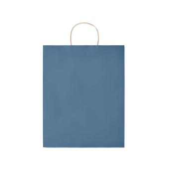 PAPER TONE L Large Gift paper bag 90 gr/m² Aztec blue
