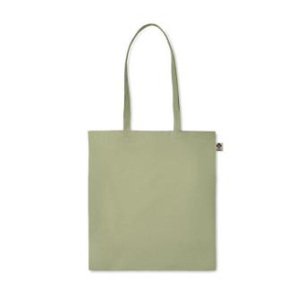 ZIMDE COLOUR Organic cotton shopping bag Green