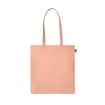 ZIMDE COLOUR Organic cotton shopping bag Orange