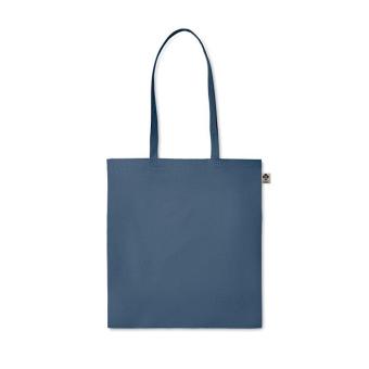 ZIMDE COLOUR Organic cotton shopping bag Aztec blue
