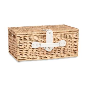MIMBRE Wicker picnic basket 2 people Timber