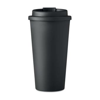 TUESDAY Doppelwandiger Becher 450ml Schwarz