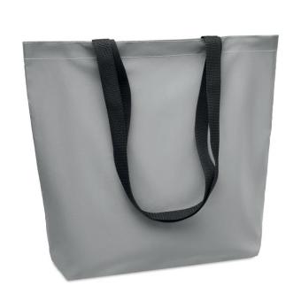 VISI TOTE High reflective shopping bag Flat silver