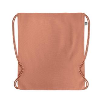 YUKI COLOUR Organic cotton drawstring bag Orange