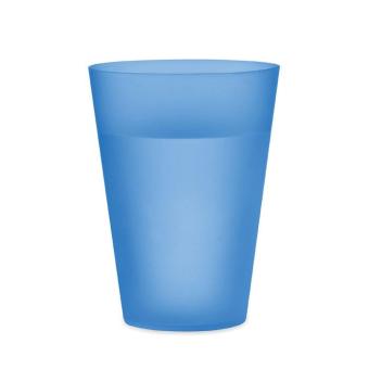 FESTA Wiederverwendbarer Becher 300ml Transparent blau