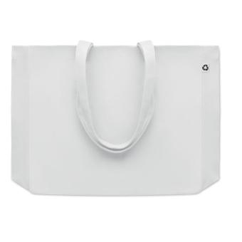 RESPECT COLOURED Canvas Recycled bag 280 gr/m² White