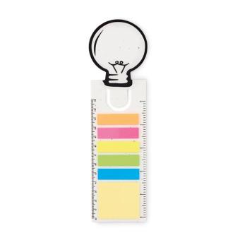IDEA SEED Seed paper bookmark w/memo pad White