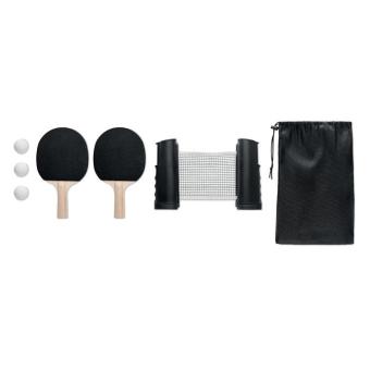 PING PONG Table Tennis set Black