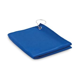 TOWGO RPET-Golfhandtuch mit Haken Blau